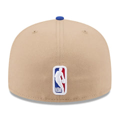 New York Knicks 2024 NBA Draft 59FIFTY Fitted Hat - Tan/Blue discount
