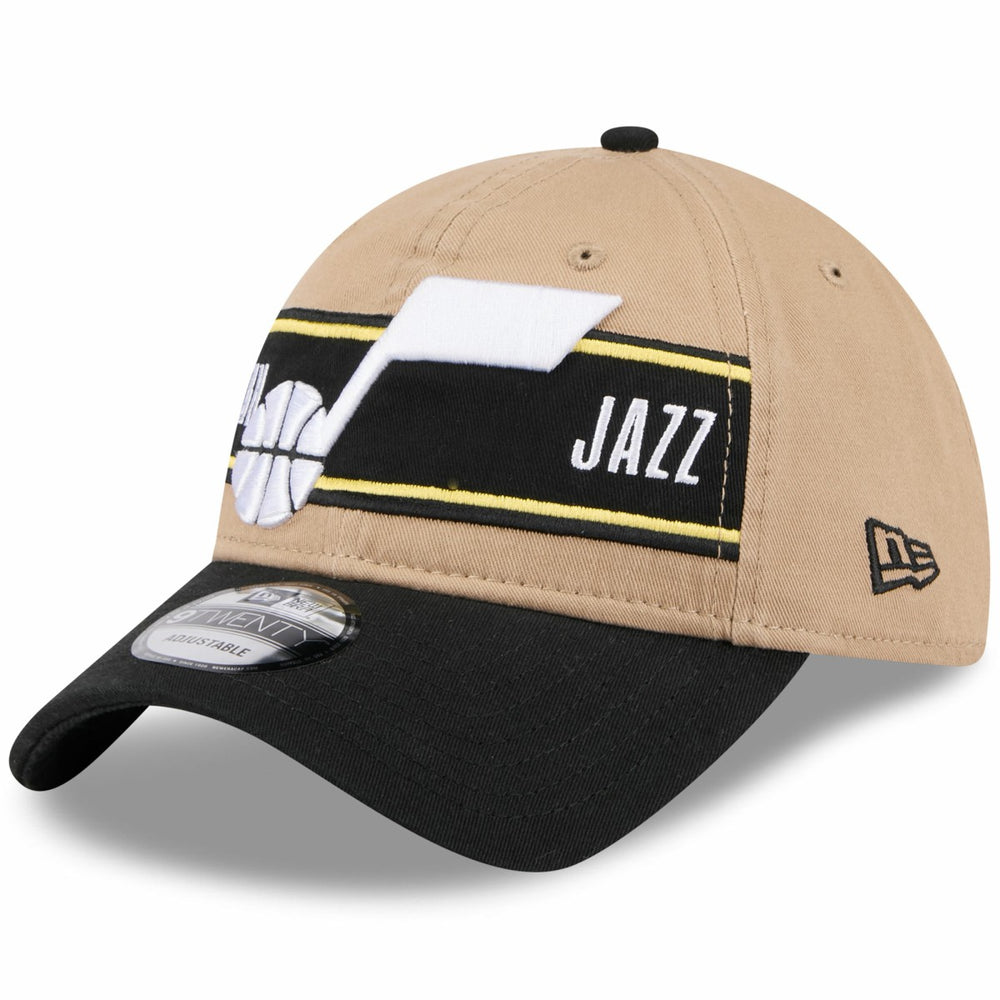 Utah Jazz 2024 NBA Draft 9TWENTY Adjustable Hat - Tan/Black cheap