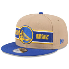 Golden State Warriors 2024 NBA Draft 9FIFTY Snapback Hat sale - Tan/Royal cheap