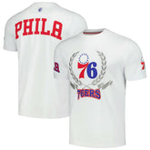 Philadelphia 76ers FISLL Unisex Heritage Crest T-Shirt - White discount