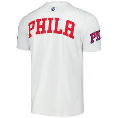 Philadelphia 76ers FISLL Unisex Heritage Crest T-Shirt - White discount