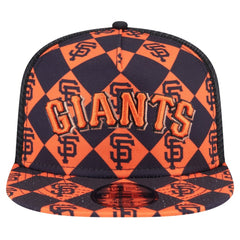 San Francisco Giants Seeing Diamonds A-Frame Trucker 9FIFTY Snapback Hat Black