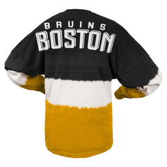 Boston Bruins Fanatics Women's Ombre Long Sleeve T-Shirt - Black/Gold T-shirts