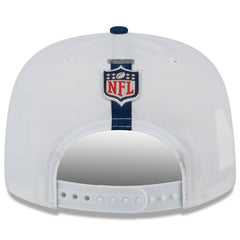 Dallas Cowboys New Era 2024 NFL Training Camp Golfer Snapback Hat - White/Navy sale