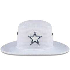 Dallas Cowboys New Era 2024 NFL Training Camp Panama Bucket Hat - White cheap