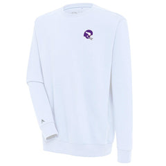 Minnesota Vikings Antigua Victory Crewneck Pullover Sweatshirt - White outlet