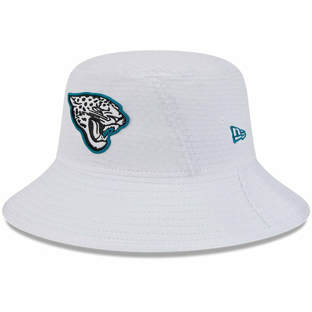 Jacksonville Jaguars New Era Youth 2024 NFL Training Camp Bucket Hat - White sale
