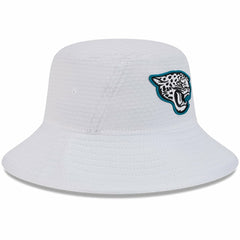 Jacksonville Jaguars New Era Youth 2024 NFL Training Camp Bucket Hat - White sale