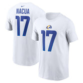 Puka Nacua Los Angeles Rams Player Name & Number T-Shirt - White for sale