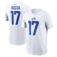 Puka Nacua Los Angeles Rams Player Name & Number T-Shirt - White for sale