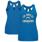 Los Angeles Chargers New Era Women's 2024 NFL Training Camp Tank Top - Powder Blue on sale