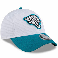 Jacksonville Jaguars New Era 2024 NFL Training Camp 9FORTY Adjustable Hat - White/Teal online