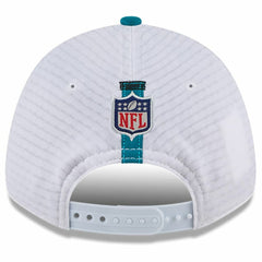 Jacksonville Jaguars New Era 2024 NFL Training Camp 9FORTY Adjustable Hat - White/Teal online