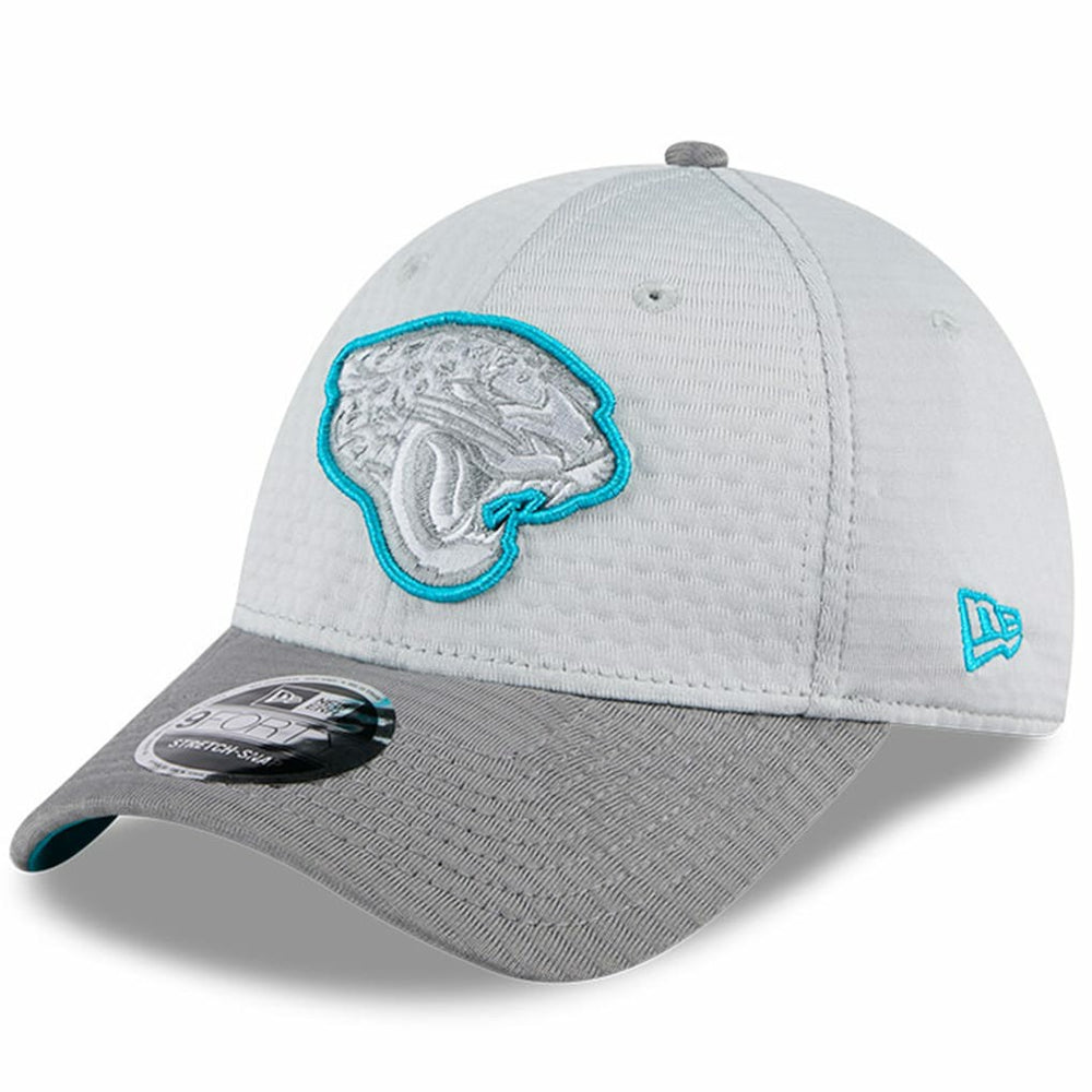 Jacksonville Jaguars New Era 2024 NFL Training Camp 9FORTY Adjustable Hat - Gray on sale