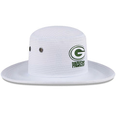 Green Bay Packers New Era 2024 NFL Training Camp Panama Bucket Hat - White sale