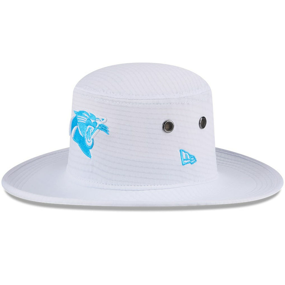 Carolina Panthers New Era 2024 NFL Training Camp Panama Bucket Hat - White discount