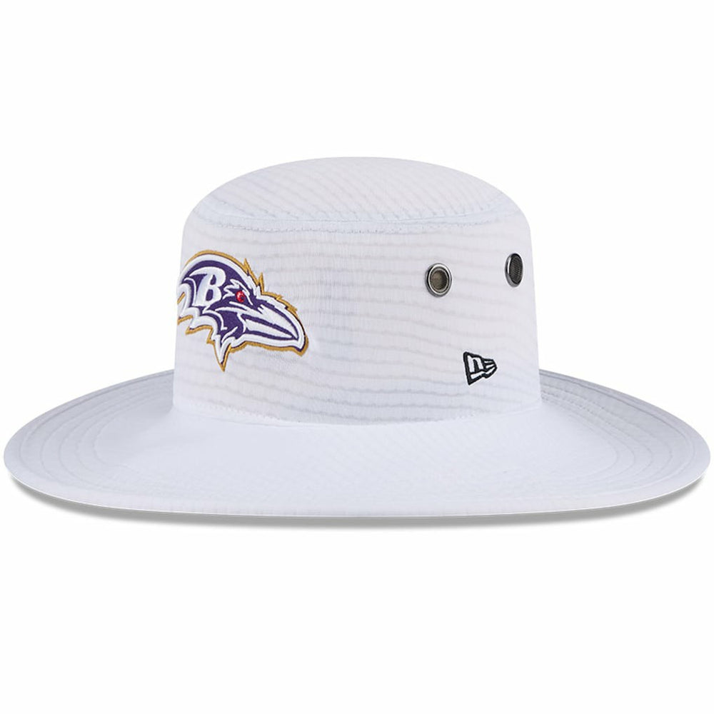 Baltimore Ravens New Era 2024 NFL Training Camp Panama Bucket Hat - White cheap