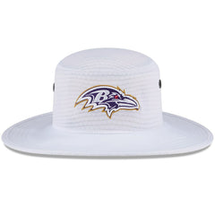 Baltimore Ravens New Era 2024 NFL Training Camp Panama Bucket Hat - White cheap