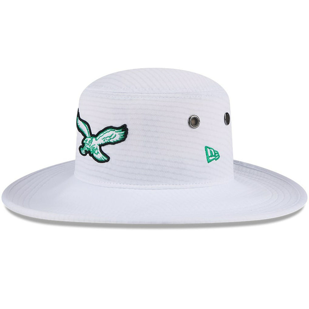 Philadelphia Eagles New Era 2024 NFL Training Camp Panama Bucket Hat - White outlet