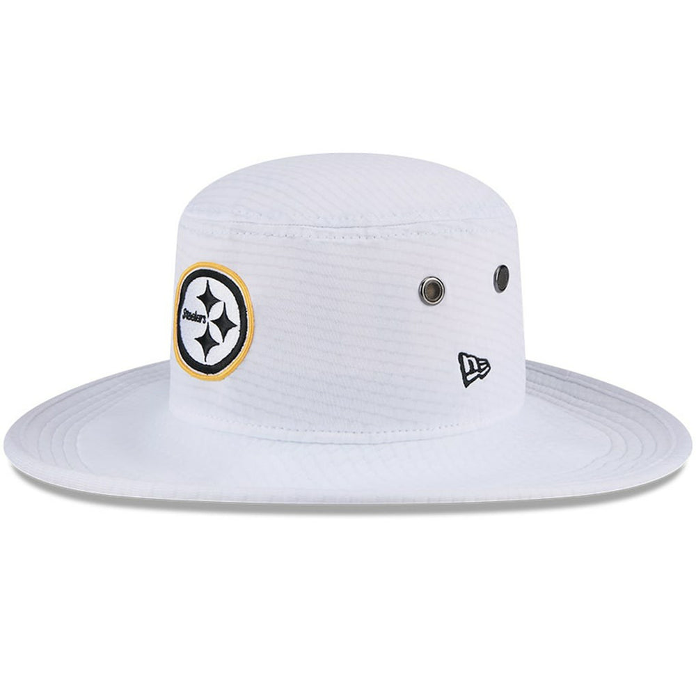 Pittsburgh Steelers New Era 2024 NFL Training Camp Panama Bucket Hat - White sale