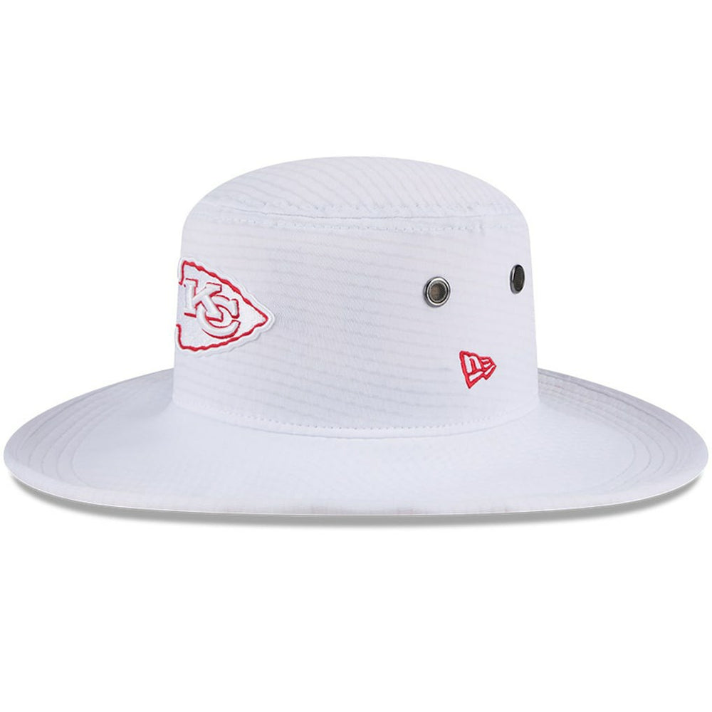 Kansas City Chiefs New Era 2024 NFL Training Camp Panama Bucket Hat - White outlet