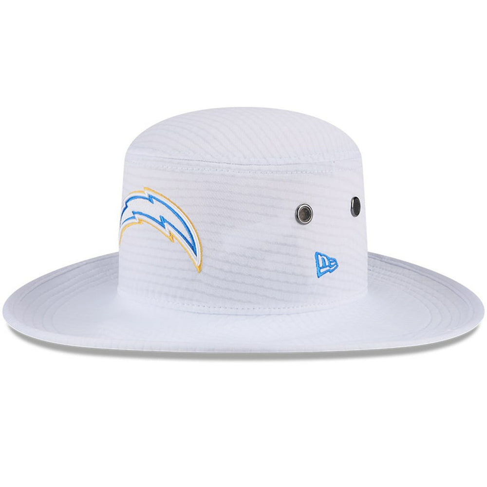 Los Angeles Chargers New Era 2024 NFL Training Camp Panama Bucket Hat - White sale