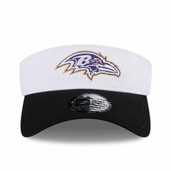 Baltimore Ravens New Era 2024 NFL Training Camp Adjustable Visor - White/Black for sale