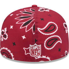 Arizona Cardinals New Era Paisley 59FIFTY Fitted Hat - Cardinal discount