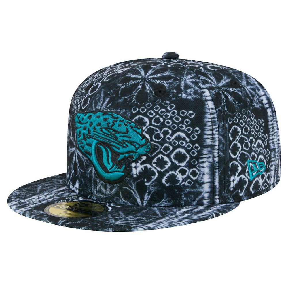 Jacksonville Jaguars New Era Shibori 59FIFTY Fitted Hat - Black cheap