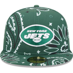 New York Jets New Era Paisley 59FIFTY Fitted Hat - Green outlet