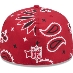 San Francisco 49ers New Era Paisley 59FIFTY Fitted Hat - Scarlet for sale