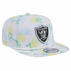 Las Vegas Raiders New Era Vacay Golfer Snapback Hat - White cheap