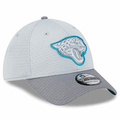 Jacksonville Jaguars New Era 2024 NFL Training Camp 39THIRTY Flex Hat - Gray for sale
