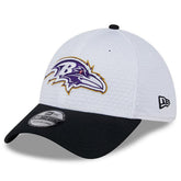Baltimore Ravens New Era 2024 NFL Training Camp 39THIRTY Flex Hat - White/Black discount