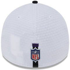 Baltimore Ravens New Era 2024 NFL Training Camp 39THIRTY Flex Hat - White/Black discount