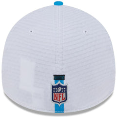 Carolina Panthers New Era 2024 NFL Training Camp 39THIRTY Flex Hat - White/Blue cheap