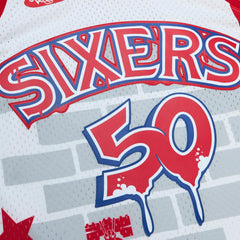Philadelphia 76ers x Tats Cru Hardwood Classics Fashion Jersey sale - White shop