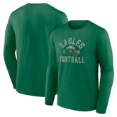Philadelphia Eagles Gridiron Classics Retro Block Long Sleeve T-Shirt - Kelly Green online
