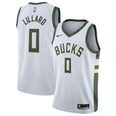 Damian Lillard Milwaukee Bucks Unisex Swingman Player Jersey - Association Edition - White shop