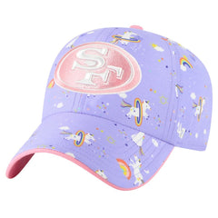 San Francisco 49ers '47 Girls Preschool Unicorn Clean Up Adjustable Hat - Lavender for sale
