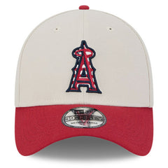 Los Angeles Angels 2024 Fourth of July 39THIRTY Flex Hat Khaki/Red