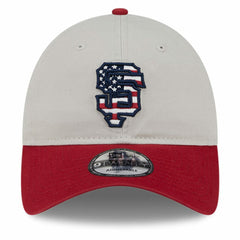 San Francisco Giants 2024 Fourth of July 9TWENTY Adjustable Hat Khaki/Red