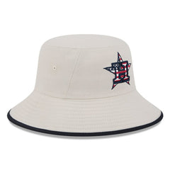 Houston Astros 2024 Fourth of July Bucket Hat Khaki