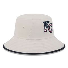 Kansas City Royals 2024 Fourth of July Bucket Hat Khaki