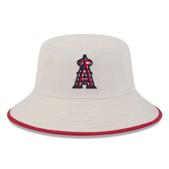 Los Angeles Angels 2024 Fourth of July Bucket Hat Khaki