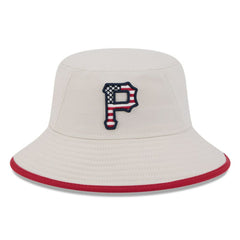 Pittsburgh Pirates 2024 Fourth of July Bucket Hat Khaki