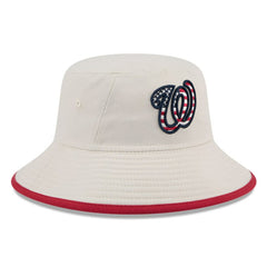 Washington Nationals 2024 Fourth of July Bucket Hat Khaki