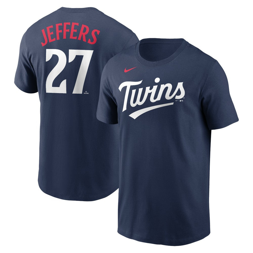 Ryan Jeffers Minnesota Twins Player Name & Number T-Shirt Navy