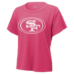 Brock Purdy San Francisco 49ers Majestic Threads Women's Name & Number T-Shirt - Pink for sale