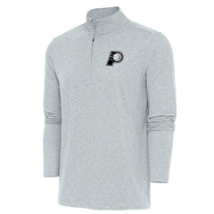 Indiana Pacers Antigua Hunk Quarter-Zip Top - Heather Gray on sale
